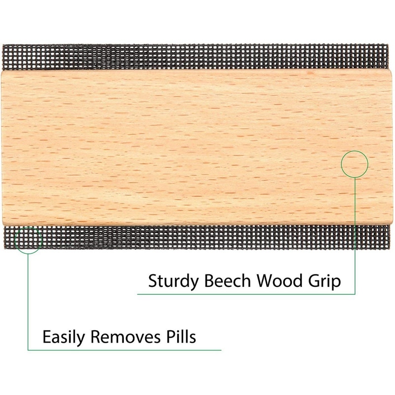 Grzebień z wełny grzebieniowej grzebień z kaszmiru usuwa kulki włosów i włosy, szaliki, płaszcze z wełny i nogi spodni z włosów, 4