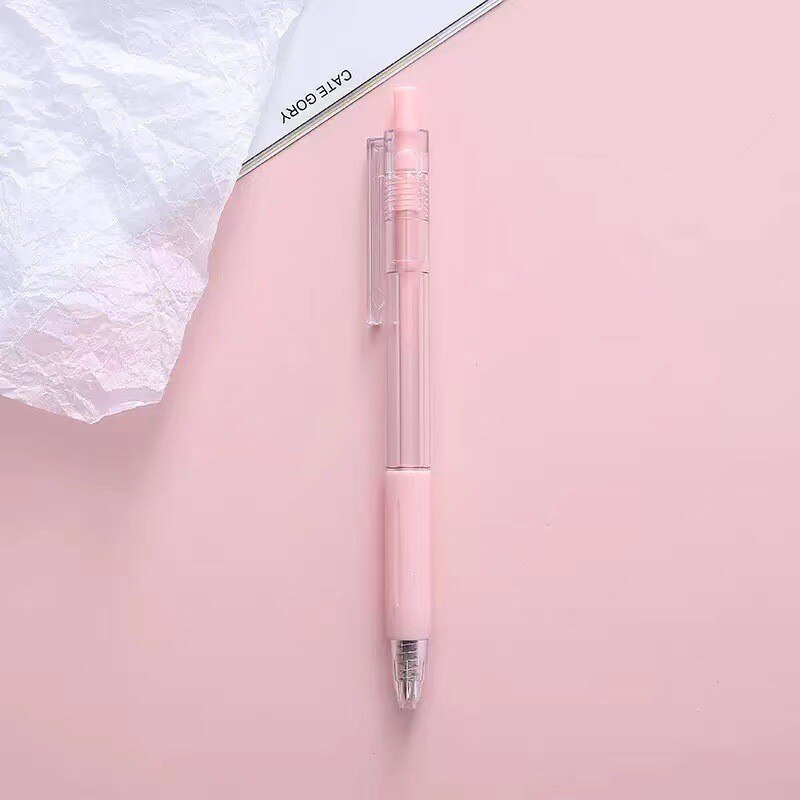 Pressable Pen Cutter Portable Utility Knife Express Box Opener Kawaii Stationery DIY Craft Handmade Tool School Office Supplies: pink