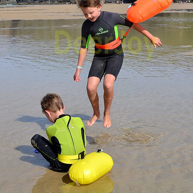 Deerjoy Zwemmen Boei Veiligheid Voor Zwemmers Zwemmen Veiligheid Float Voor Open Water En Triathlon Zwemmen Bubble Voor Veiliger Zwemmen Training