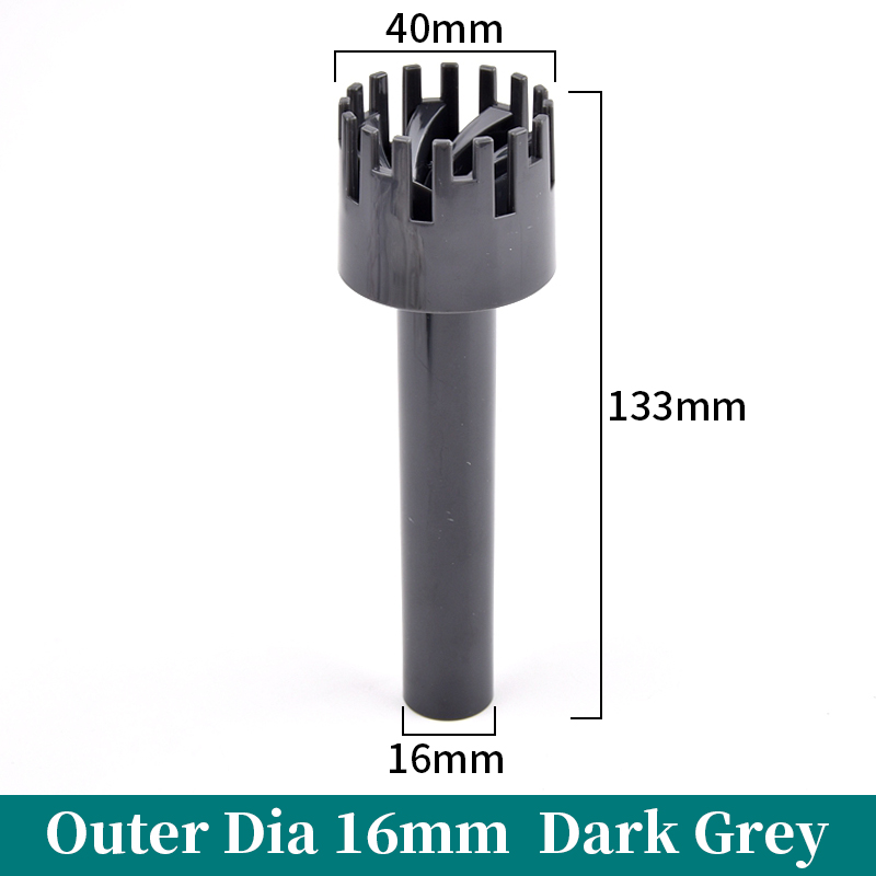 12 ~ 20Mm Aquarium Skimmer Acryl Lelie Pijp Spin Oppervlak Instroom Uitstroom Water Plant Tank Filter Reiniging Aquarium Accessoires: green