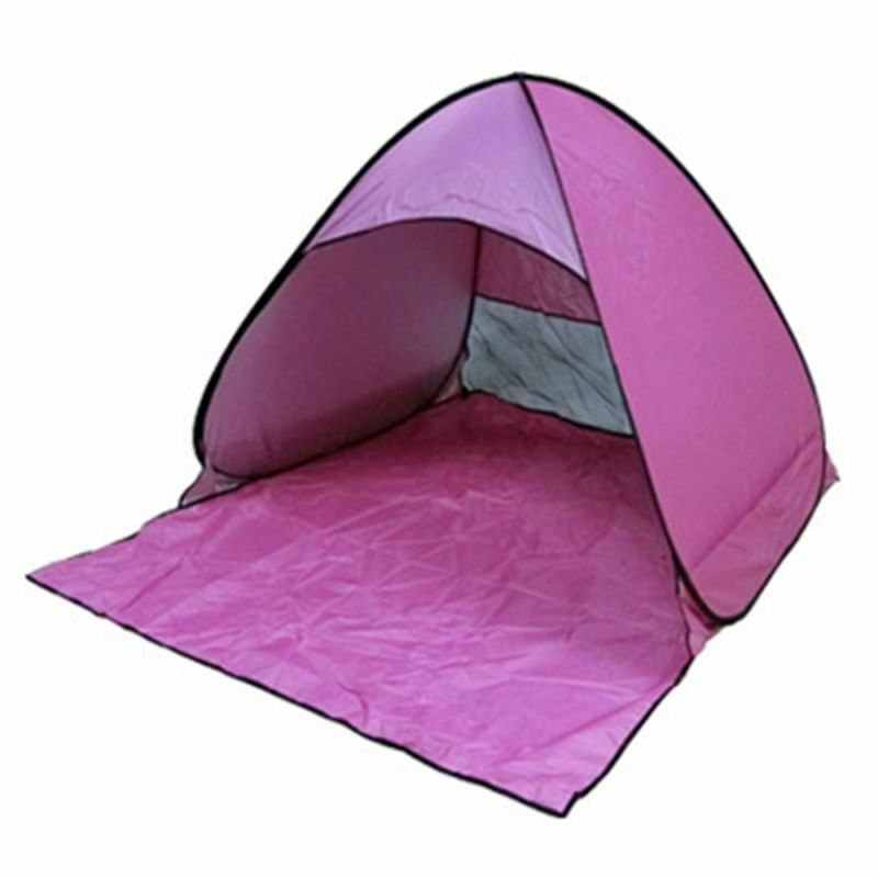 Tenda da sole automatica s tenda da spiaggia tende Pop-Up tenda da sole UV tenda da spiaggia leggera tenda da spiaggia per escursioni all'aperto: 13
