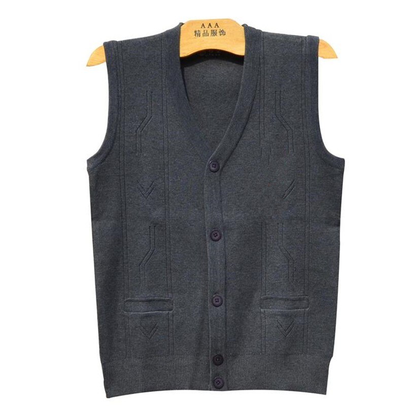 Heren Lente Vesten Mouwloze Truien Gebreide Vest Vest Wollen Jassen Mode Mannelijke Jumpers Fleece Vest Herfst Stretch