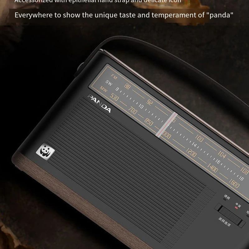 High Sound Retro FM/AM/SW 3-Band Portable Radio receiver with built-in speaker For The Elderly