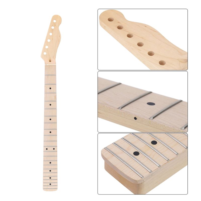 full maple wood electric guitar neck ST model neck