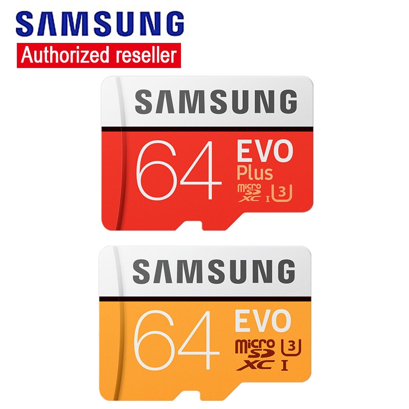 Original Samsung EVO Plus de tarjeta Micro SD 64gb al por mayor precio cartao de memoria TF tarjeta de memoria SDXC U3 tarjeta Flash de 64 GB