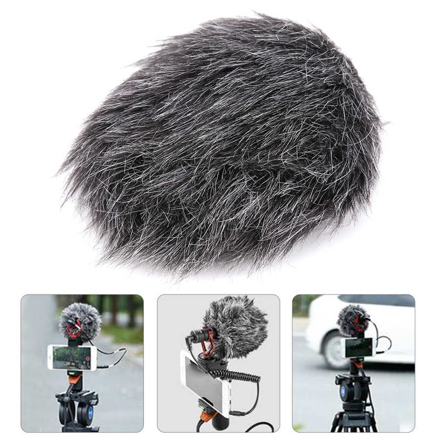Fotografia Universele Microfoon Voorruit Fur Soft Voorruit Wind Muff Voor Boya Door MM1 Mic Voorruit Bont Fotografia Acessorio