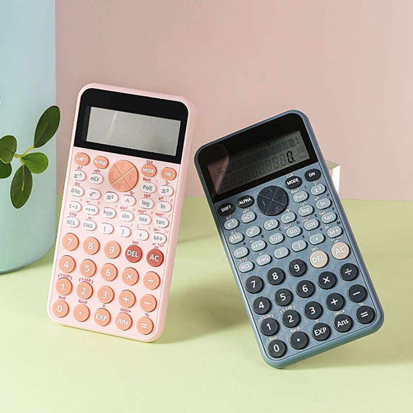 1Pc 240 Functions Electronic Calculator Multifunction 12 Digits Student Function Calculator Large Display Battery Calculators