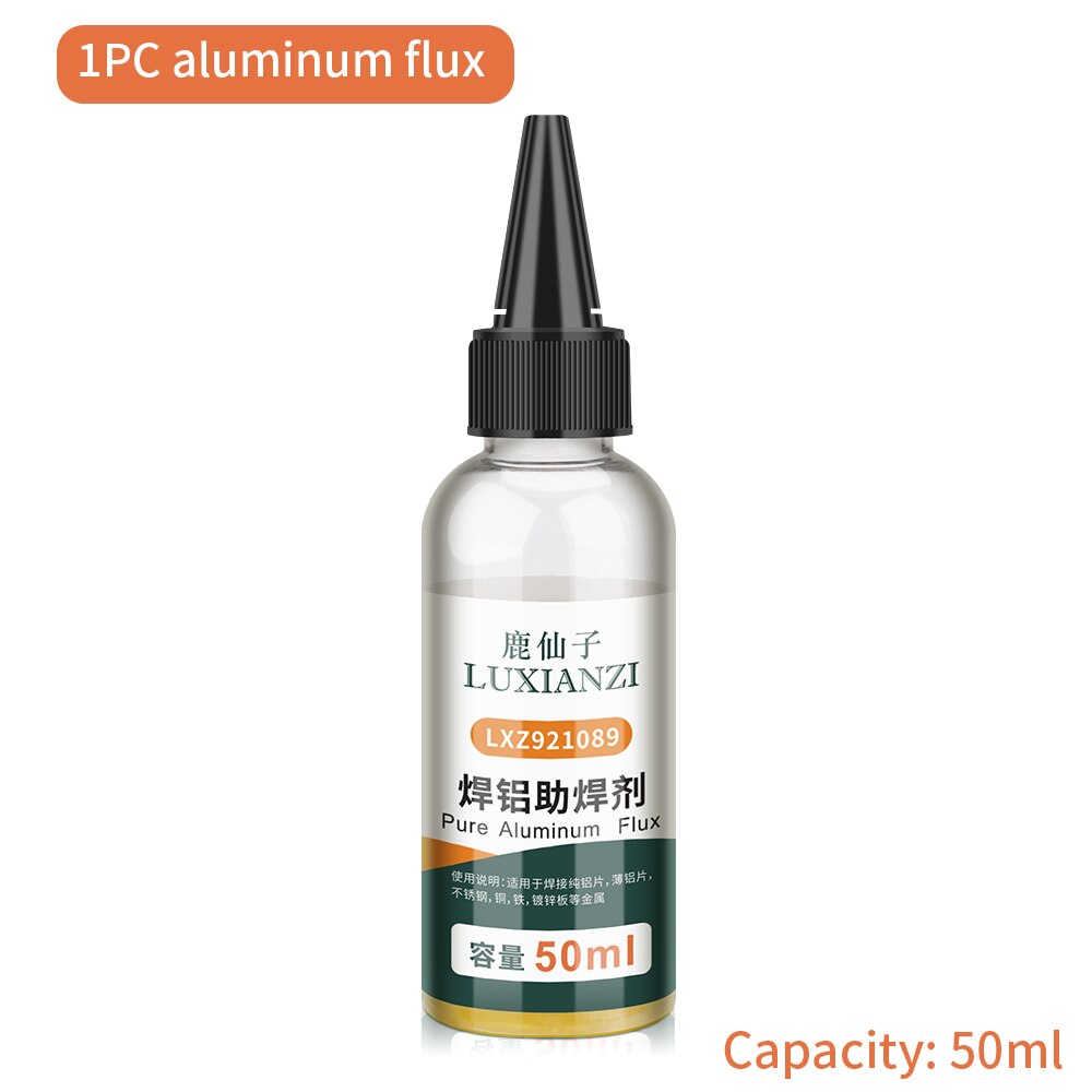 LUXIANZI – Kit de soudure par Flux liquide, pour cuivre, acier inoxydable, fer à souder, Durable, à l&#39;eau, 10ml, 50ml: LXZ921089
