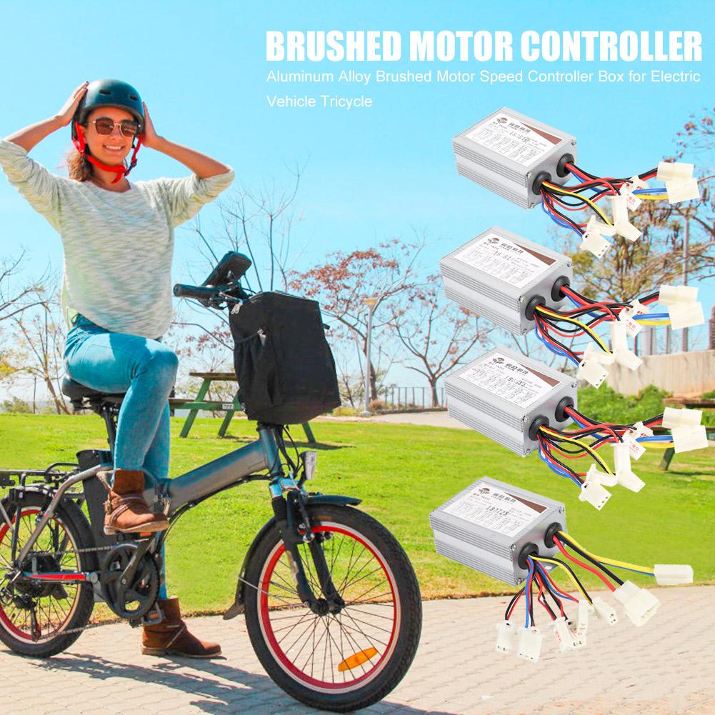 DC 24V Outdoor Electric Vehicle Accessories Brushed Motor Controller Box Reliability for Electric Vehicle Tricycle Parts