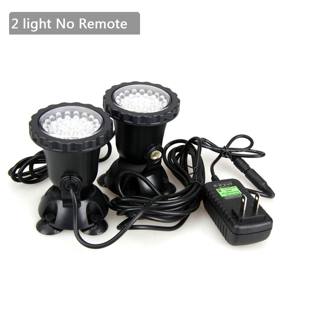 Luz LED subacuática RGB IP68, lámpara de acuario impermeable, 36LED, luz de punto de paisaje para piscina, tanque, fuentes, estanque de agua: RGB / 11-15 W