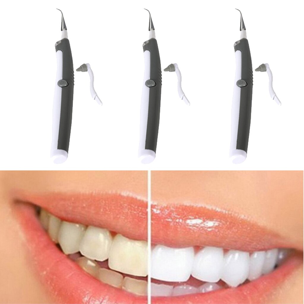 3x Electric Tooth Cleaner Scaler Tool Tooth Pick Oral Care Tool High