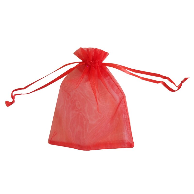 Fabrik 20pc/ parti taske smykker emballage organza taske fødselsdagsfest indretning bryllup jul 20 x 30cm snoreposer