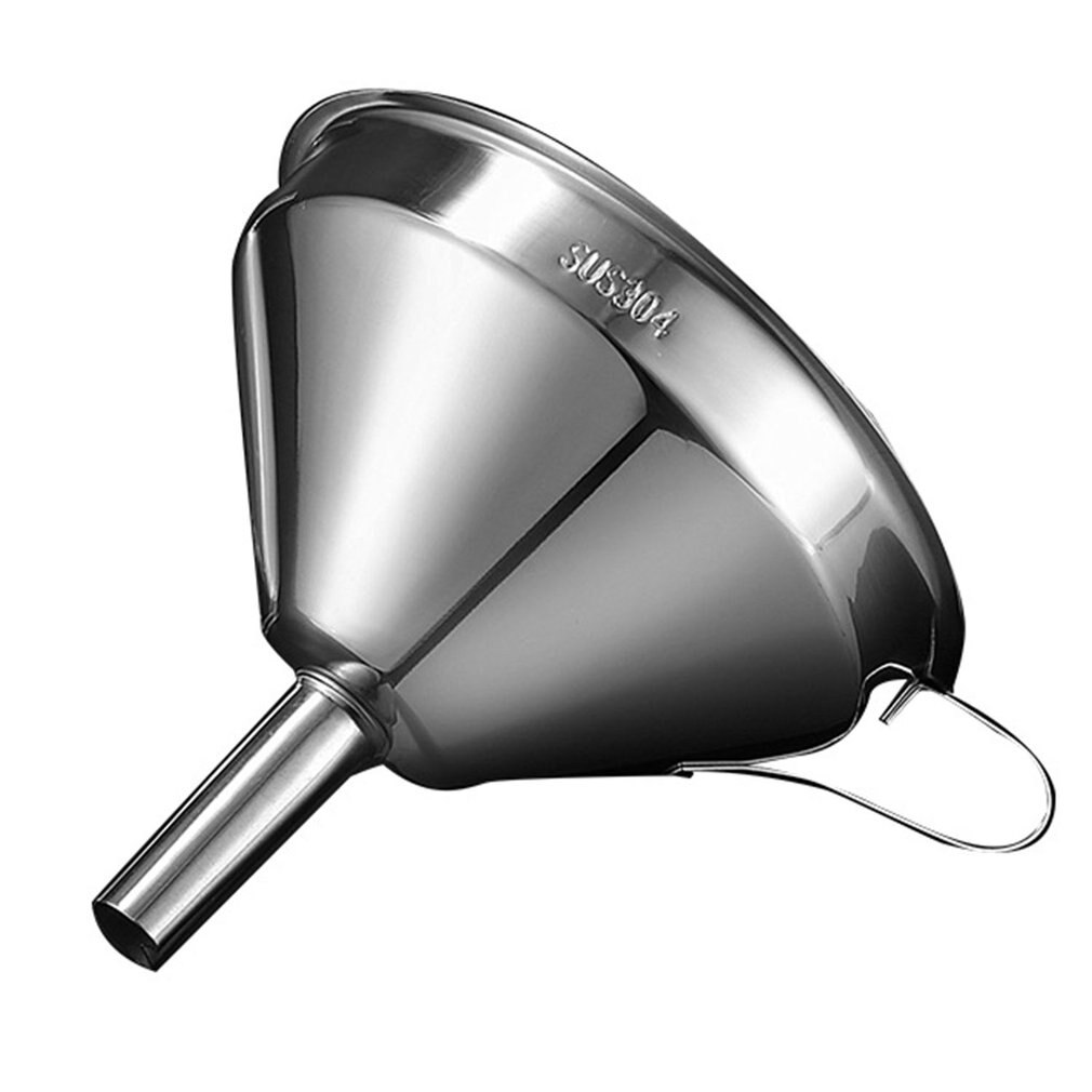3 Sizes Small Mouth Funnels Bar Wine Flask Funnel Mini Stainless Steel for Filling Hip Flask Narrow-Mouth Bottles