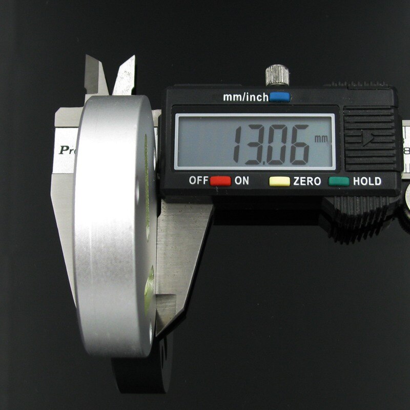 HACCURY 60*13MM Metal Level T-type level bubble Bubble spirit level Round spirit level bubble