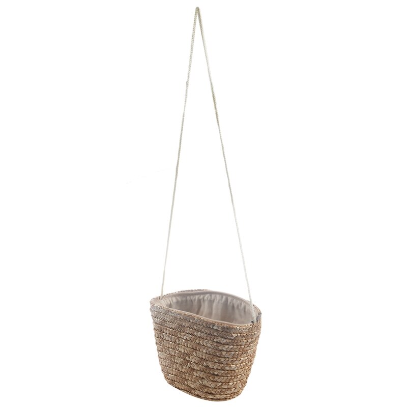 Dames Rotan Gras Kleine Tas Crossbody Tas Leuke Kan Worden Uitgerust Met Mobiele Portemonnee Gras Vrouwen Tas