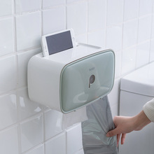 Badkamer Toiletrolhouder Multifunctionele Opslag Waterdichte Houder Voor Papieren Handdoeken Handig Duurzaam Thuis Papieren Handdoek Houder