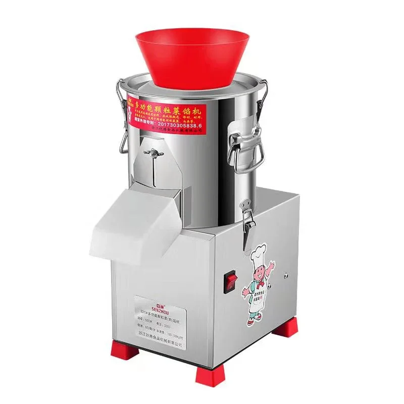 Gemüses ch neider elektrische Gemüses ch neider Chili hacken maschine Mühle Edelstahl Lebensmittel verarbeitung maschine 130-kg/std