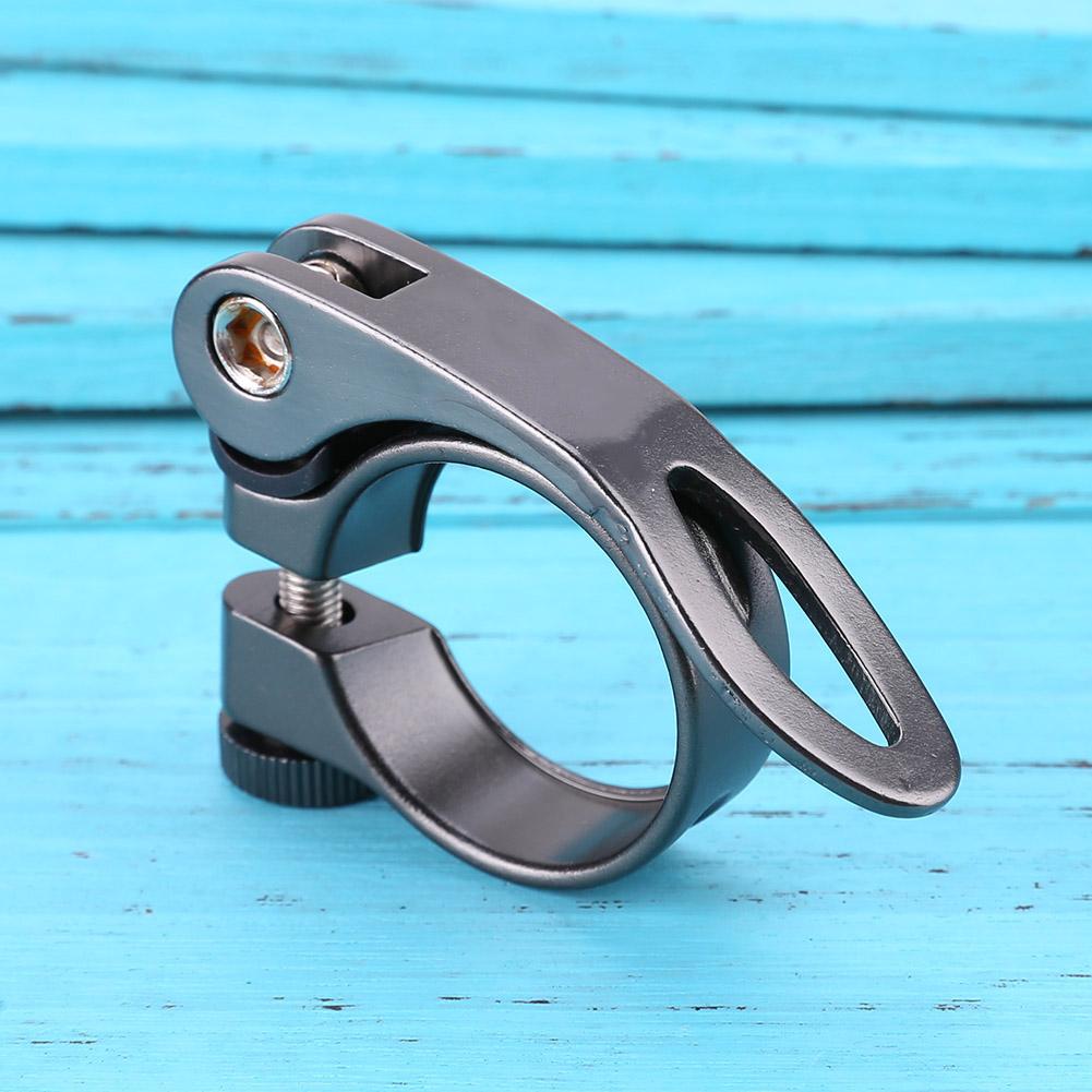 31.8mm MTB Bike Cycling Saddle Seat Post Clamp Quick Release QR Style Aluminum Alloy Spare Parts Bicycle Accessories