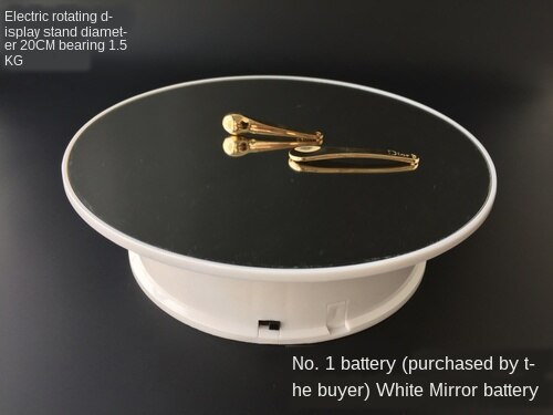 Photography Turntable Live Video Filming Rotating Power-driven Rotation Display Stand Product Rotating Disc Adjustable Speed: 1