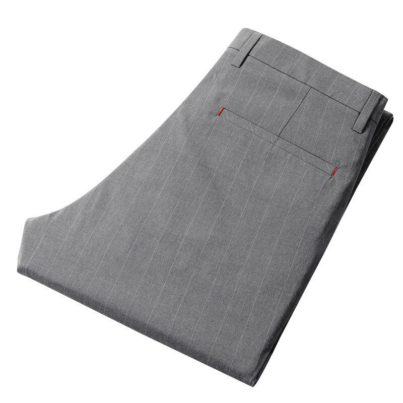 Herrbyxor randiga kostymbyxor herrklänningsbyxor herr affärsbyxor kontor fritidsbyxor, klassiska byxor för herr