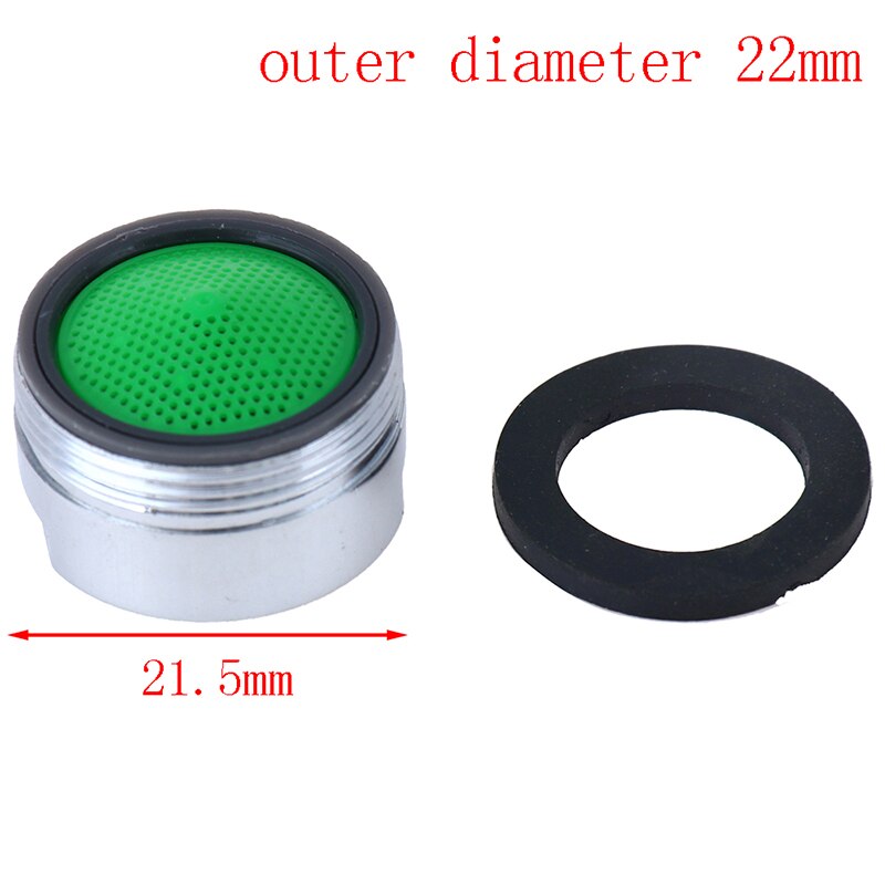 Water Filter Adapter Silver Water Saving Faucet Tap Aerator Water Purifier Filter Nozzle With Rubber Washer Kitchen Accessories: 3