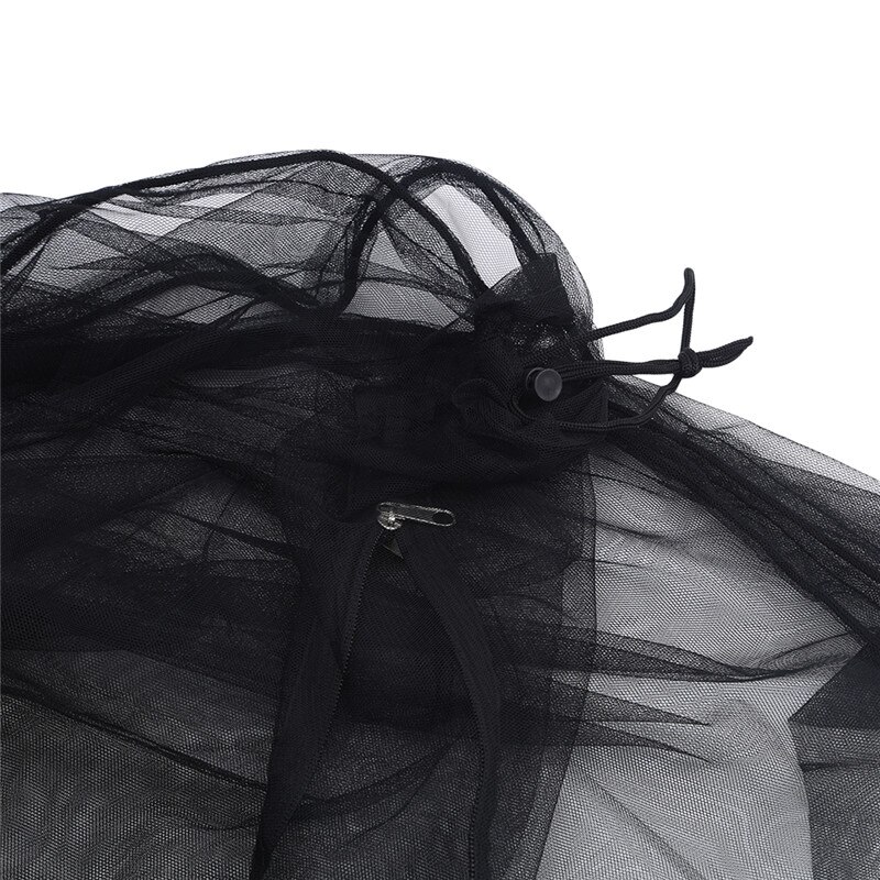 300x230cm Umbrella Cover Mosquito Netting Screen For Patio Table Umbrella Garden Deck Furniture Zippered Mesh Enclosure Cover