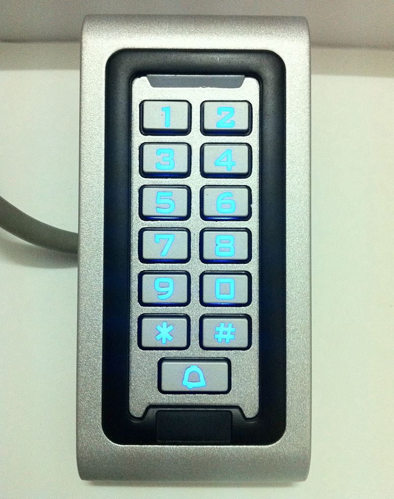 RFID 125KHZ metal Brand Door access control System keyword