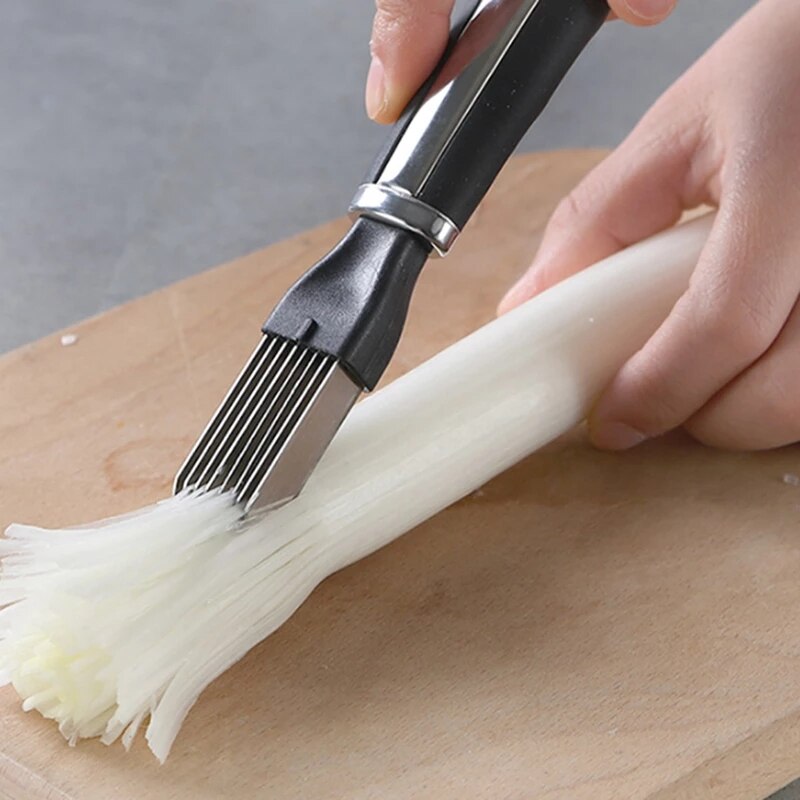 Zwiebeln Frühlingszwiebeln Kräuter Schneiden Maschine Fetzen Gemüse Cutter Maschine Obst Schneidemaschine Zerhacker Küche CF-138