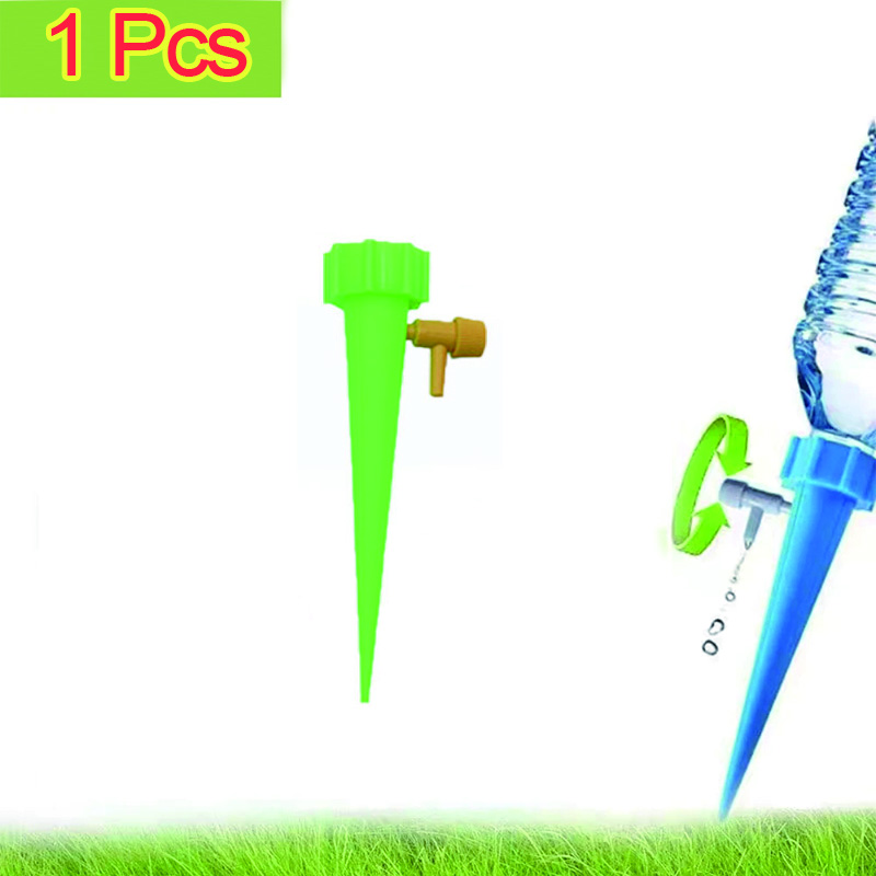 Drip Watering Drip Irrigation System Automatic Plant Water Dripper Self Watering for Flower Plants Adjustable Water Device: YELLOW