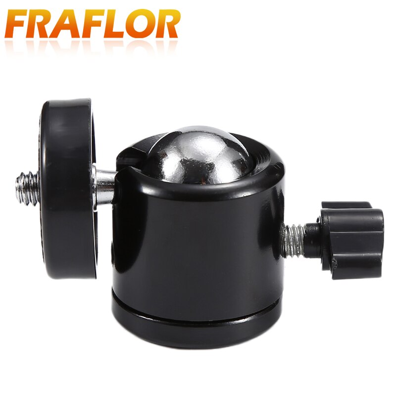 Universele Mini Bal Hoofd Statief Van 360 Swivel Dslr Dv Camera Mini Statief Balhoofd 1/4 "En 1/4"-3/8 "Schroef Mount Stand