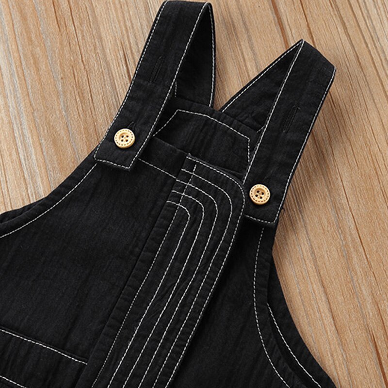 Children Clothing Spring Autumn Children's Suspenders Jeans Boys Casual Pants Girls Loose Trousers