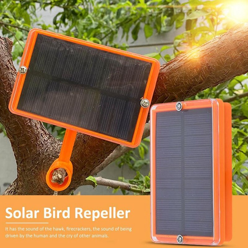 Ultrasonic Solar Animal Repellent Garden Bird Pest Repeller Driving Device for Outdoors