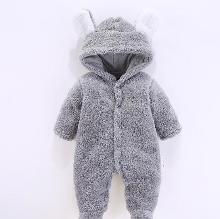 Pasgeboren Baby Winter Kleding Baby Baby Meisjes kleding soft fleece Uitloper Rompertjes pasgeboren-12 m Jongen Jumpsuit 7479