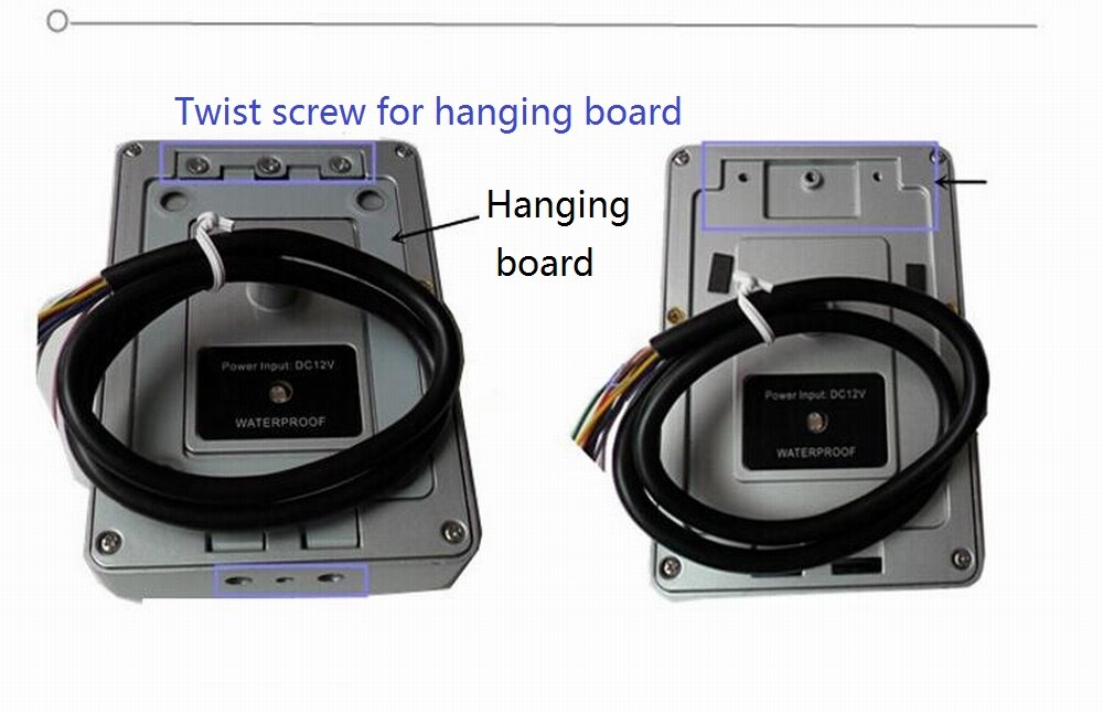 13.56mhz EM RFIC access controller 1000user metal panel water proof touch for Access control system