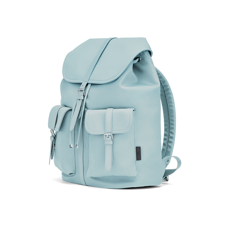 NEUE NINETYGO 90Spaß Pendler Nylon Damen Rucksack Frauen 14 Zoll Laptop Wasserdicht Stil Nylon Tasche: blau