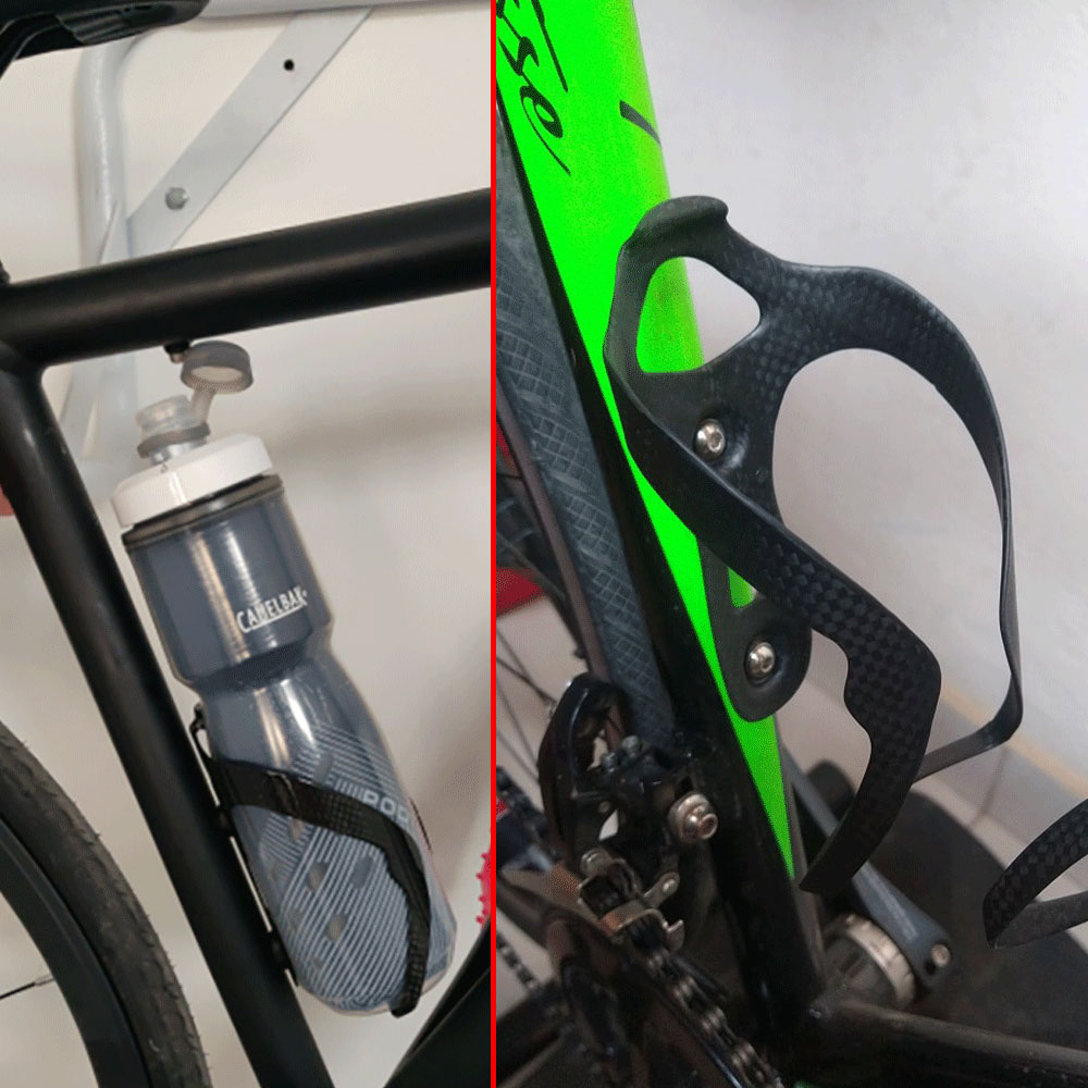 LITA ONE-portabotellas de fibra de carbono para bicicleta, soporte ligero para botella de agua de bicicleta de montaña y carretera, 19g, 74mm
