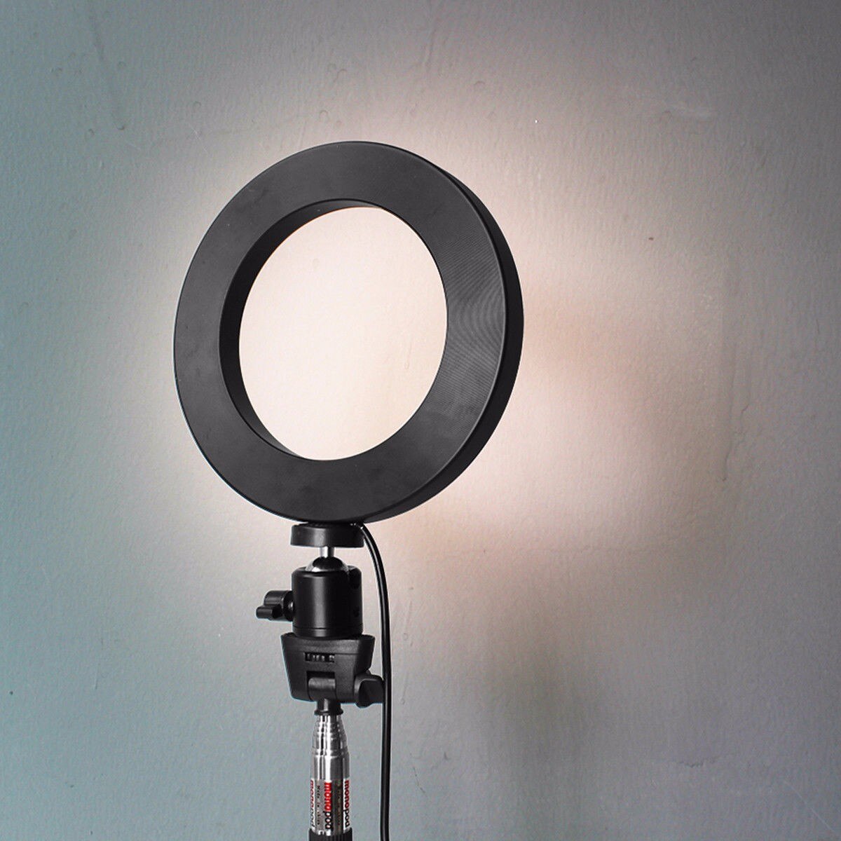 3 modus LED Licht Kamera Foto/Studio/Video Ring Licht 3200 karat-5500 karat Fotografie Dimmbare Ring lampe für Iphone/Samsung/Xiaomi