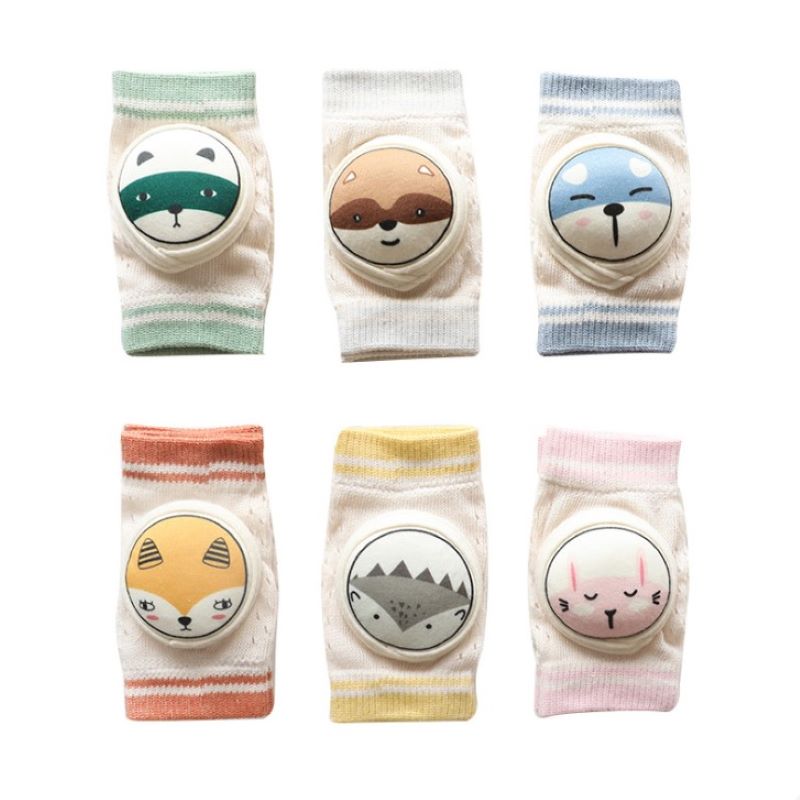 1 par sommar bebis knäskål barn knäskydd bebis flickor pojkar säkerhet krypande armbågskudde spädbarn småbarn bebis ben knästöd