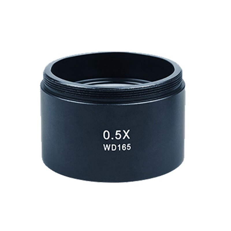 WD165 WD120 M-21 0.5X /M-22 0.7X microscopio trinoculare microscopio Stereo obiettivo ausiliario lente Barlow