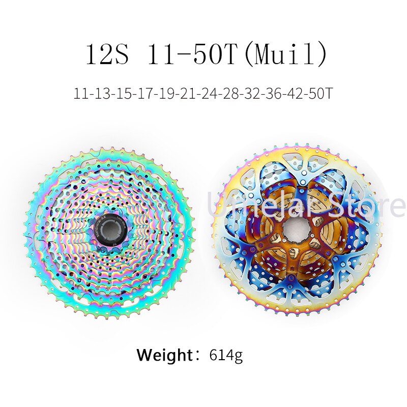 Sunshine 12 Speed 11-50T Mtb Cassette 12V Vrijloop Tandwiel Voor Sram Gx Eagle Sx/Nx/XX1 Shimano Deore M6100/M7100/M8100/Xtr: 12S 11-50T XC