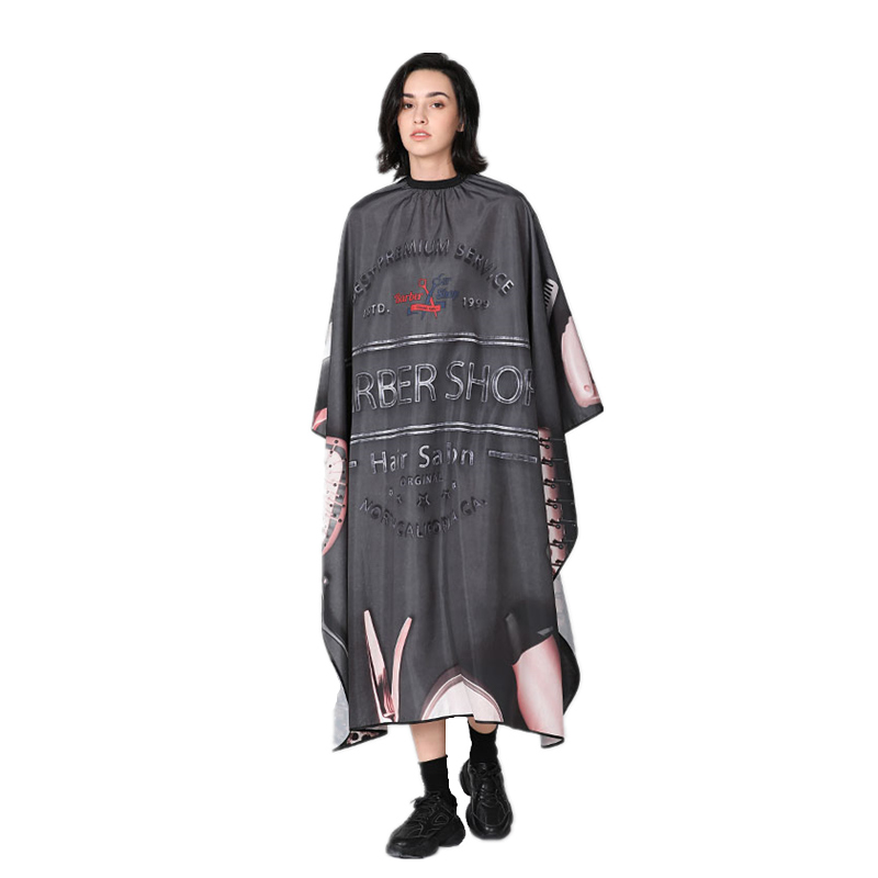 Salon Haircut Cape Barber Shop Retro Waterproof Hairdressing Apron Hairdresser Hair Cutting Styling Cape