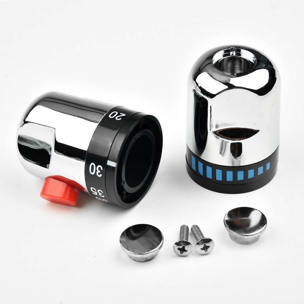 1 Paar Thermostatische Ventiel Intelligente Op Off Controle Handvatten Voor Bad Douche Mengkranen Solar Thermostaatkraan Hoofd