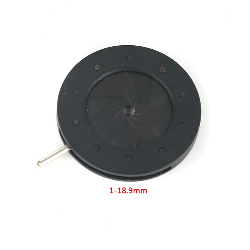verstärkend Durchmesser 1-12mm Zoomen Optische Iris Membran Blende Kondensator 12 Klingen Für Digital Kamera Mikroskop Adapter: 1-18.9mm