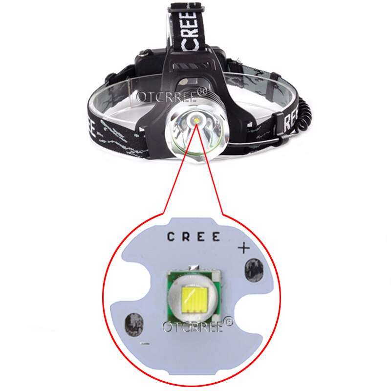 CREE XML XM-L T6 LED U2 10W Cold White 6500K/10000K High Power Led+3.7V 5 Modes 17mm led driver+T6 10 degree led lens DIY part