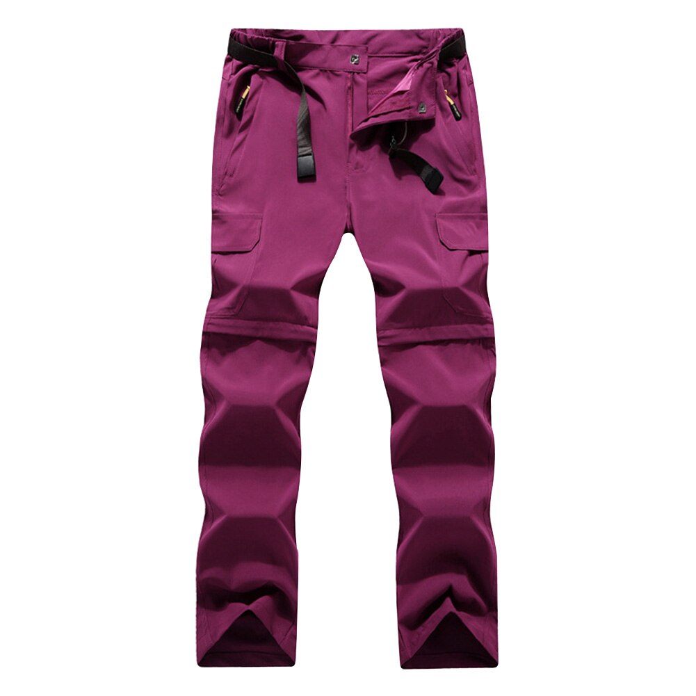 Quick Dry Summer Unisex Trousers Pants Adjustable Fishing Detachable Zip Off Water Resistant Climbing Walking Hiking Outdoor