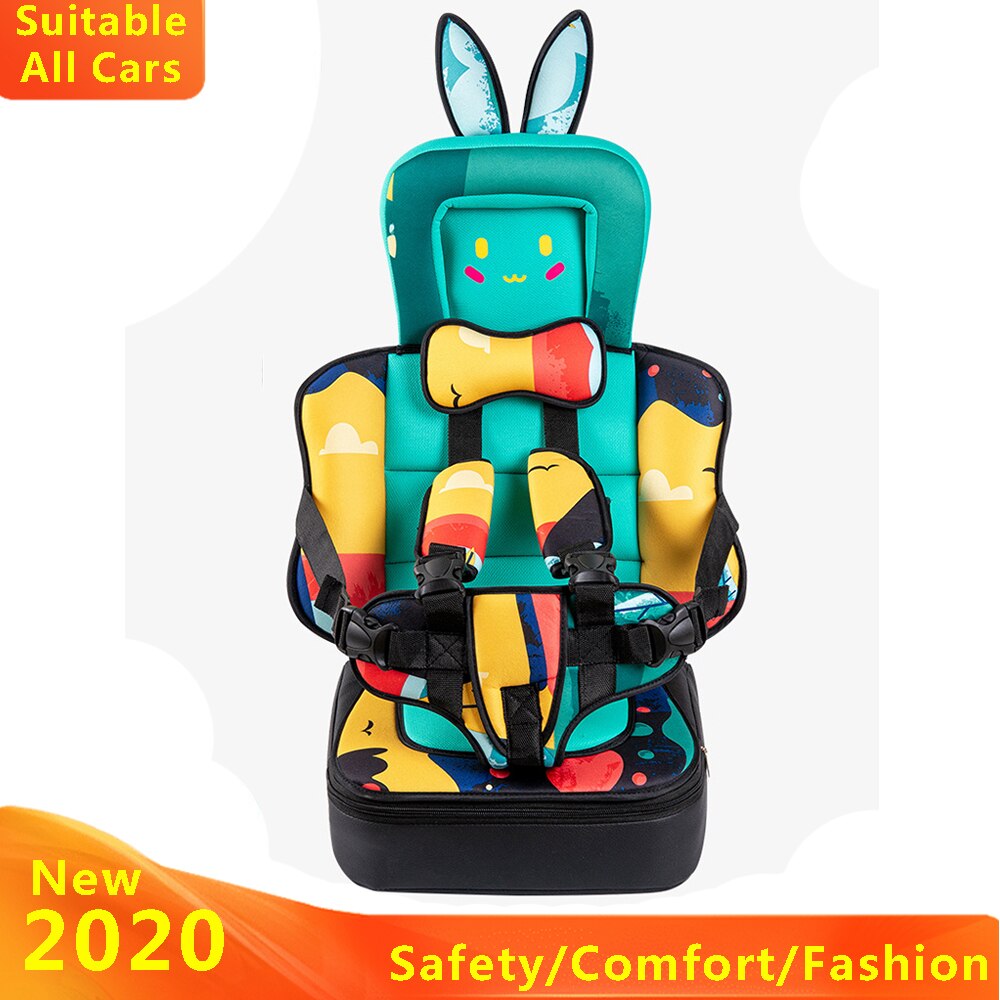 Baby Car Safe Seat Portable Adjustable 9 M-12 Years Old Five-Point Harness Thicken and Increase 9-36 kg Kids Children Seats