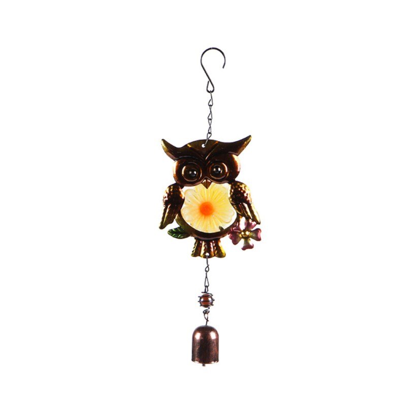Vogel Wind Chime Voor Muur Raam Deur Wind Bell Opknoping Ornamenten Beeldje Creatieve Metalen Windgong Bel Miniatuur Craft: F1