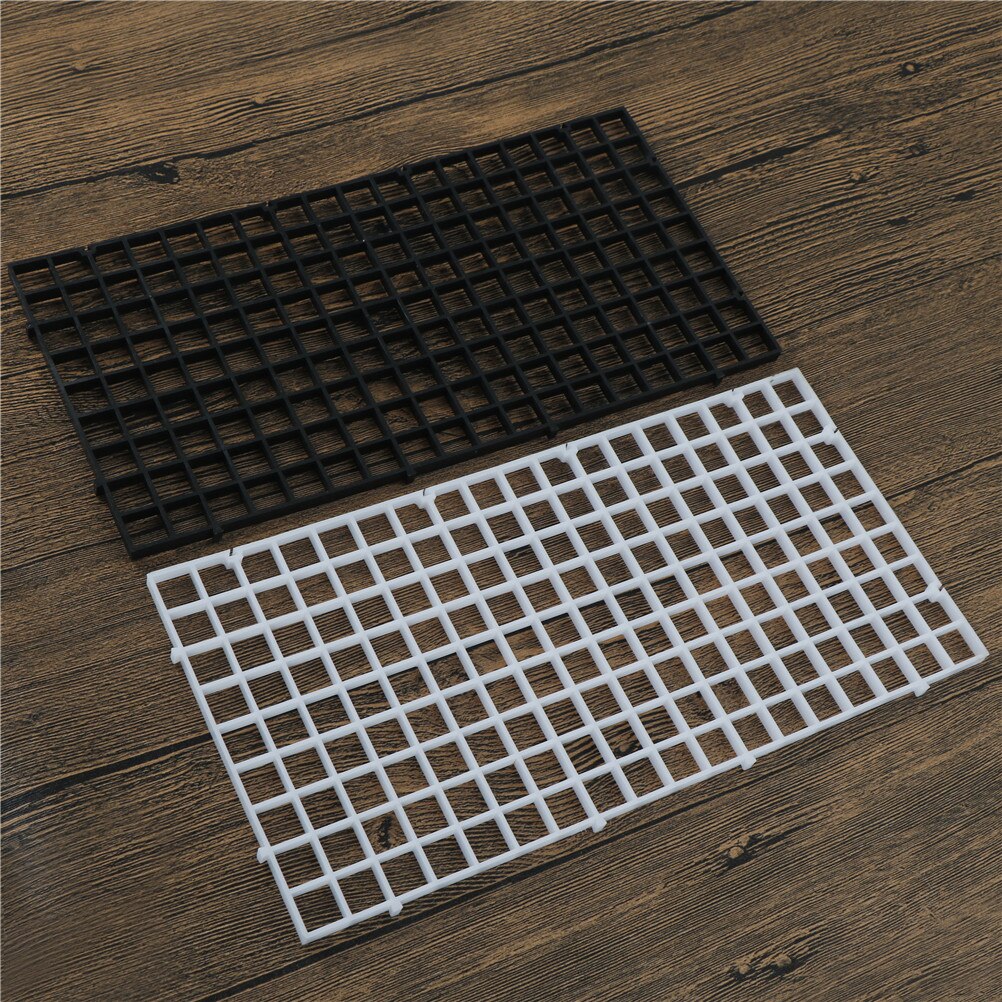 1pc tålig plast fiskgaller avdelare hållare akvarium bricka ägglåda akvarium tank filter botten isolera rutan
