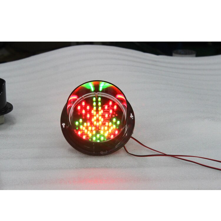 DC12V Of DC24V Exclusieve 125 Mm Rood Kruis En Groene Pijl Led Verkeerslichten: DC24V  positive