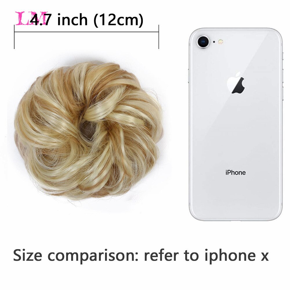 LiangMo Synthetic Hair Bun Extensions Messy Hair Scrunchies Hair Chignon Pieces for Women Hair Donut Updo Ponytail